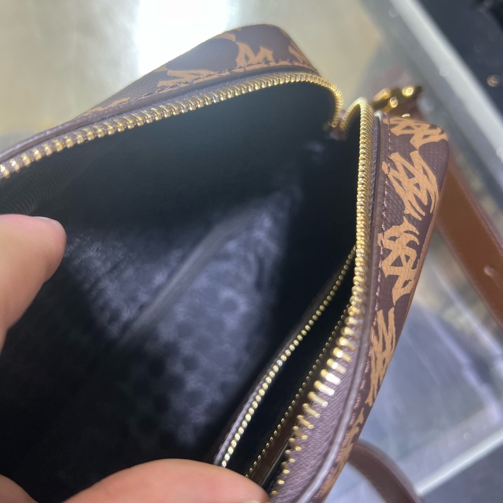 AMIRI Brown Patterned Quad Camera Bag - image 8